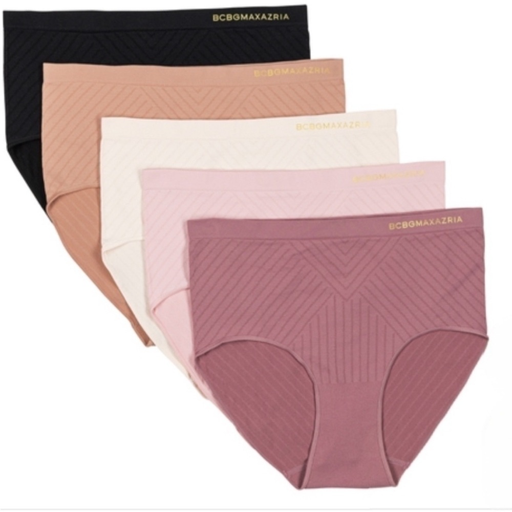 BCBGMAXAZRIA - 5-Pack Seamless Panty Set / Women’s Underwear Brief